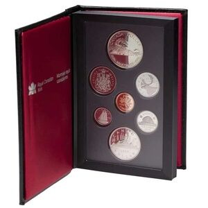 1986 Canadian Proof Double Dollar Set